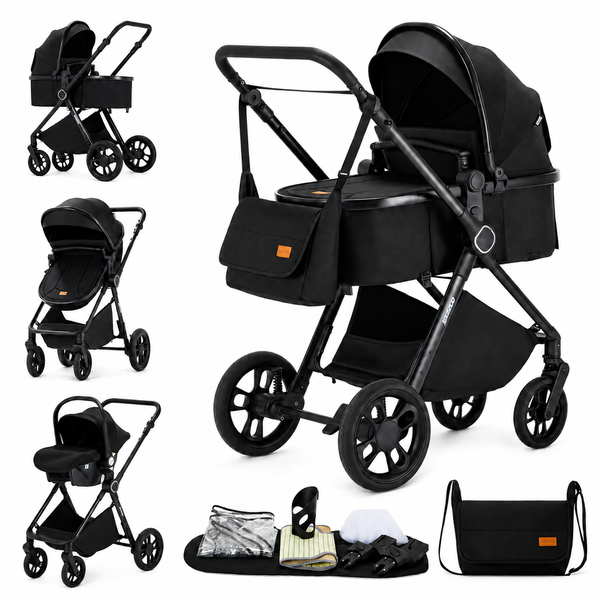 Dětský kočárek 3v1 | Deluxe